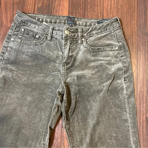 Jag Gray Beige Corduroy Jeans Pants Mid Rise Boot Leg Womens Size 8 - Picture 3 of 13